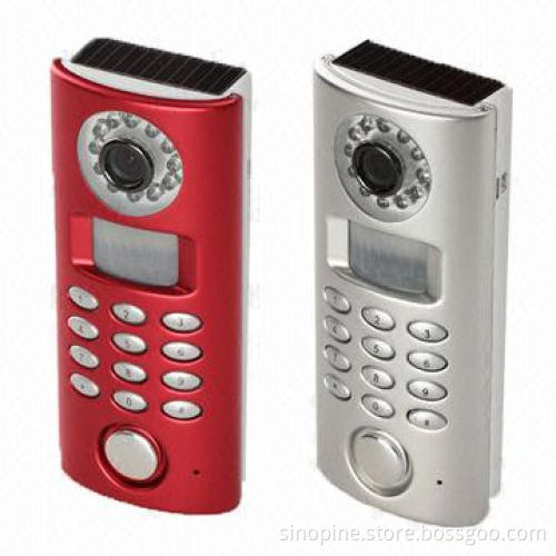 Home PIR sensor auto dial video record intruder alarm system